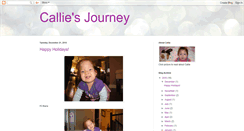 Desktop Screenshot of littlecalliesjourney.blogspot.com