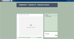 Desktop Screenshot of dbzue23.blogspot.com