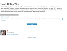 Tablet Screenshot of heartofkeywest.blogspot.com