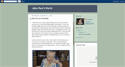 Desktop Screenshot of johnpaulsnewstart.blogspot.com