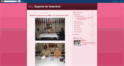 Desktop Screenshot of expertinfuerunterricht.blogspot.com