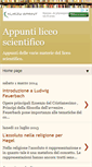 Mobile Screenshot of liceoappunti.blogspot.com
