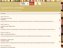 Tablet Screenshot of liceoappunti.blogspot.com