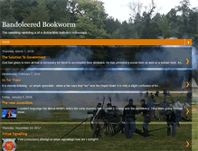 Tablet Screenshot of bandoleeredbookworm.blogspot.com