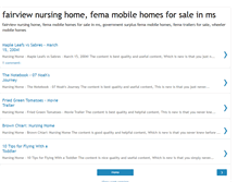 Tablet Screenshot of fairviewnursinghome.blogspot.com