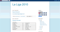 Desktop Screenshot of laliga2010clausura.blogspot.com