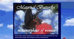 Desktop Screenshot of maternalbutterfly.blogspot.com