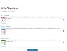 Tablet Screenshot of niche-templates.blogspot.com