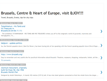 Tablet Screenshot of brusselsheartofeurope.blogspot.com