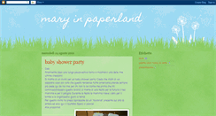 Desktop Screenshot of maryinpaperland.blogspot.com