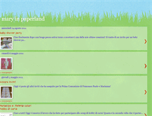 Tablet Screenshot of maryinpaperland.blogspot.com