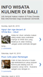 Mobile Screenshot of kulinerdibali.blogspot.com