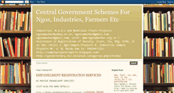 Desktop Screenshot of centralgovernmentschemes.blogspot.com