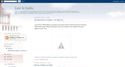 Desktop Screenshot of indialawfirms.blogspot.com