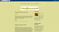 Desktop Screenshot of makingofamom.blogspot.com
