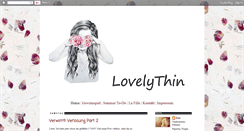 Desktop Screenshot of lovelythinbc.blogspot.com