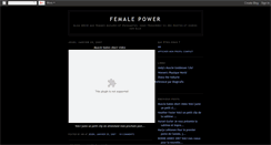 Desktop Screenshot of female-power.blogspot.com