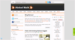 Desktop Screenshot of abdoel-malik.blogspot.com
