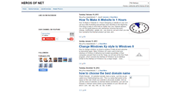 Desktop Screenshot of herosofnet.blogspot.com