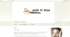 Desktop Screenshot of madeitmine.blogspot.com