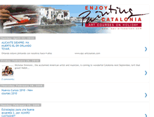Tablet Screenshot of enjoypaintingcatalonia.blogspot.com