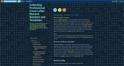 Desktop Screenshot of cover-letter-resume-sample.blogspot.com