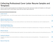 Tablet Screenshot of cover-letter-resume-sample.blogspot.com