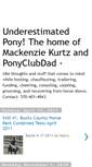 Mobile Screenshot of ponyclubdad.blogspot.com