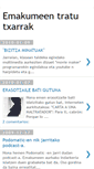 Mobile Screenshot of emakumeentratutxarrak.blogspot.com