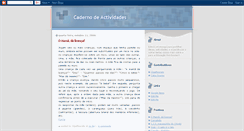 Desktop Screenshot of caderno-de-actividades.blogspot.com
