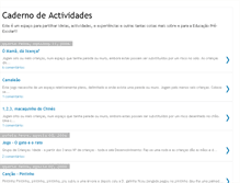 Tablet Screenshot of caderno-de-actividades.blogspot.com