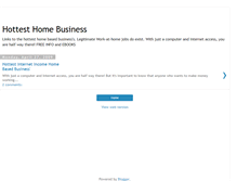 Tablet Screenshot of hottesthomebusiness.blogspot.com