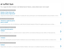 Tablet Screenshot of ai-suflet-bun.blogspot.com