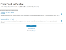 Tablet Screenshot of fromfixedtoflexible.blogspot.com