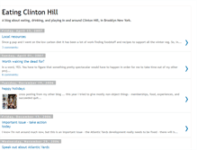 Tablet Screenshot of eatingclintonhill.blogspot.com