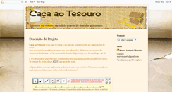 Desktop Screenshot of caca-tesouro.blogspot.com