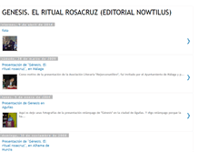 Tablet Screenshot of genesiselritualrosacruz.blogspot.com