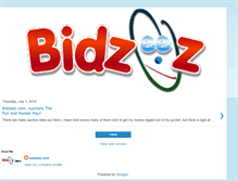 Tablet Screenshot of bidzeez.blogspot.com