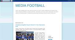 Desktop Screenshot of media-footbal-world.blogspot.com