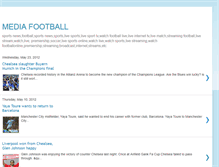 Tablet Screenshot of media-footbal-world.blogspot.com