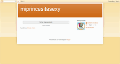 Desktop Screenshot of miprincesitasexy.blogspot.com
