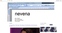 Desktop Screenshot of nevena-aneven.blogspot.com