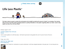 Tablet Screenshot of lifelessplastic.blogspot.com