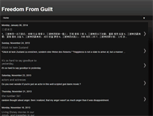 Tablet Screenshot of freedomfromguilt.blogspot.com