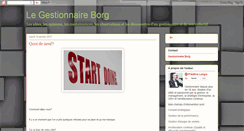 Desktop Screenshot of gestionnaireborg.blogspot.com