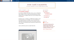 Desktop Screenshot of concafecaliente.blogspot.com