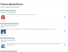 Tablet Screenshot of fabulousbodyathome.blogspot.com