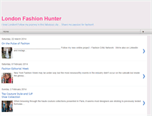 Tablet Screenshot of londonfashionhunter.blogspot.com