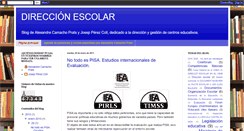 Desktop Screenshot of direccioescolar.blogspot.com