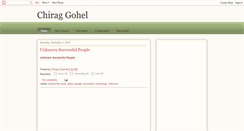Desktop Screenshot of chiragkgohel.blogspot.com